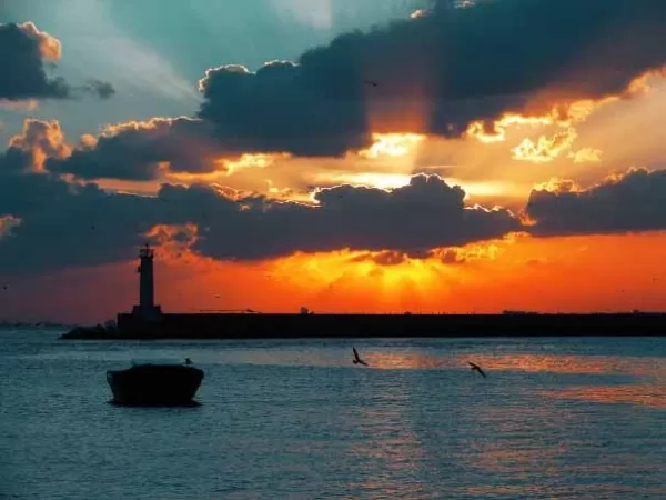 Sea view in Istanbul, Turkey