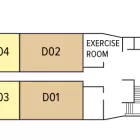 Oberoi Philae cat 3, 4 and 5 Deck Plan