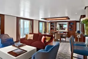 The Seabourn Grand Wintergarden Suite.