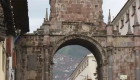 Old Inca entrance to the city of Cusco