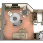 Room layout at the Owners suite of the Seabourn Venture