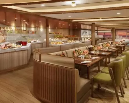 The Seabourn Venture Dining Area
