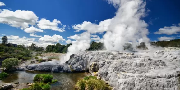 Geothermal area in Rotorua, Te Puia