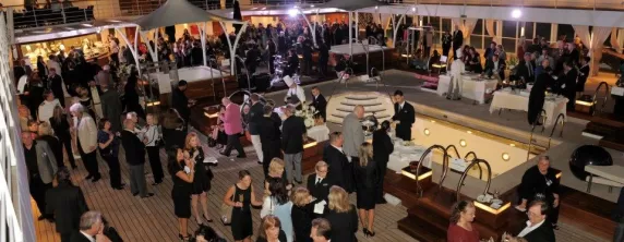 Event at the viewing deck of the Quest