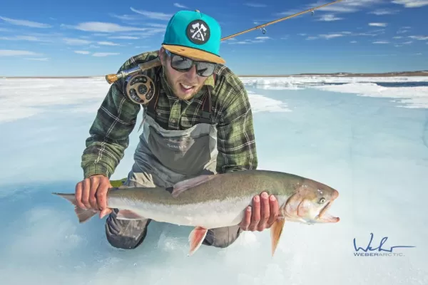 Fly fishing for Arctic char