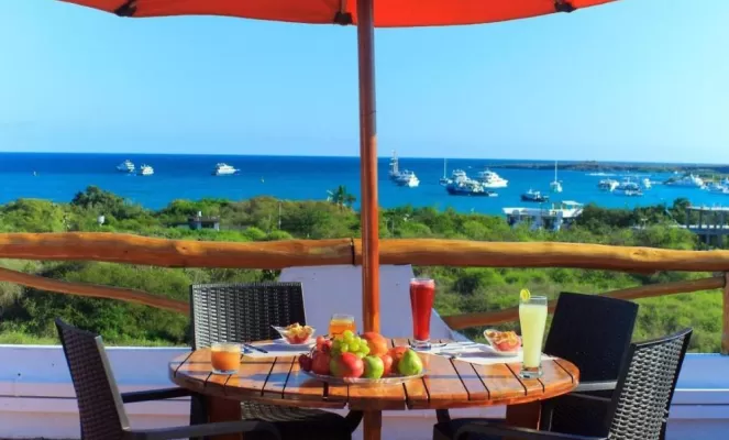 Sea view at La Casa de Judy