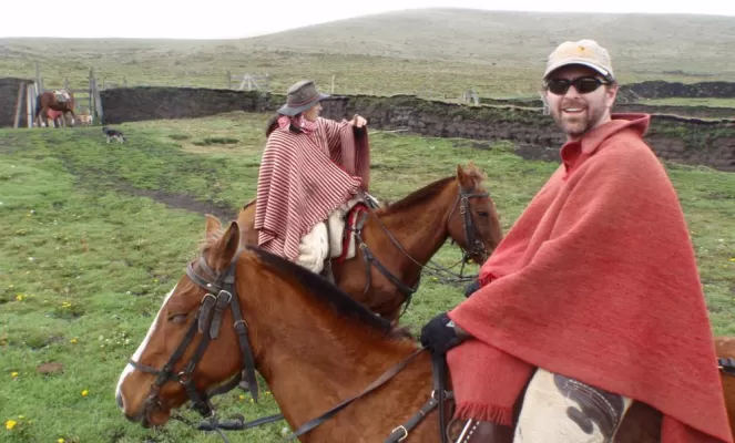 Horseback riding in Ecuador
