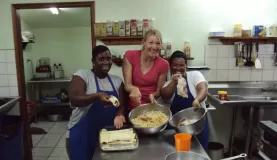 Belizean cooking class at Turneffe Flats! 