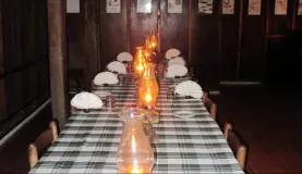 The dining room at Pook\'s - Family style