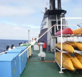 Suprisingly calm Drake Passage on the way to Antarctica