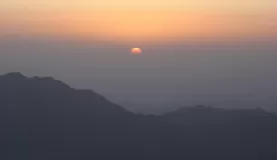 Mt. Sinai at sunrise.