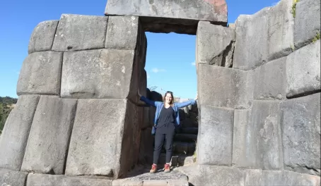 Had to do the quintessential photo in the doorway at Sacsayhuamán!