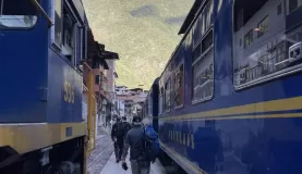 We journeyed by train to Aguas Calientes. The next day, Machu Picchu!