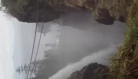 The falls in Alaska