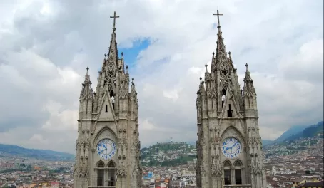 spectacular view from the top of the Basilica clock towers