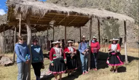 Andean Ladies near the Rainbow Mtn