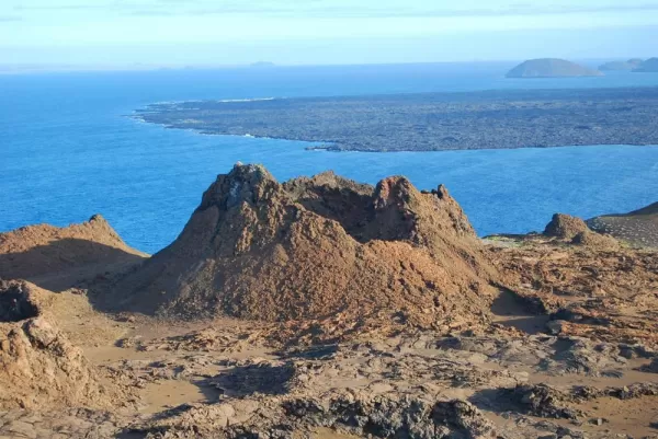 Extinct cinder cone in the Galapagos