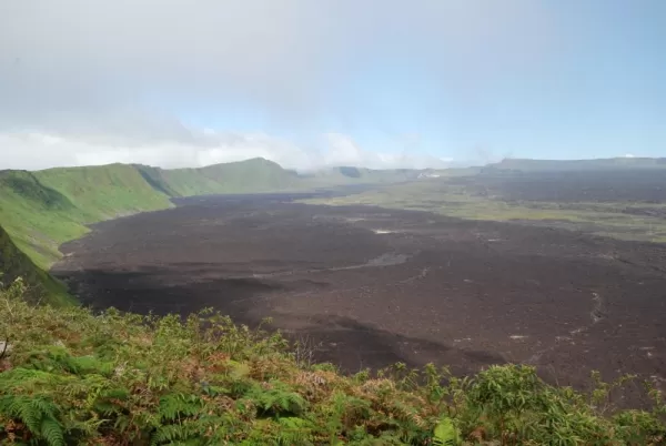 Sierra Negra Volcano on Isabela Island-Galapagos