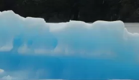 such blue ice from the glacier