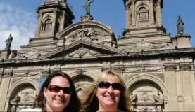 Margy and I in Santiago