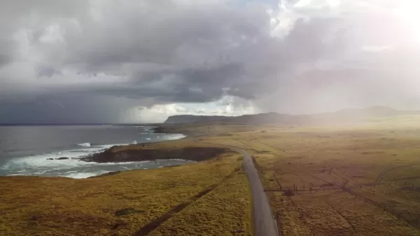 Bay and Cliffs on Rapa Nui