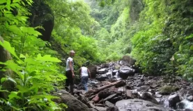 Off-road hiking