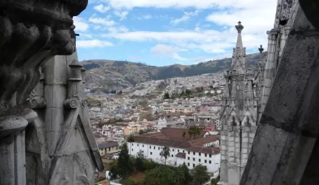 View from the Basilica - Quito day 1