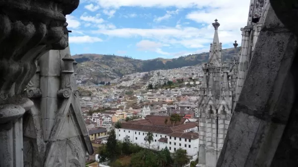 View from the Basilica - Quito day 1