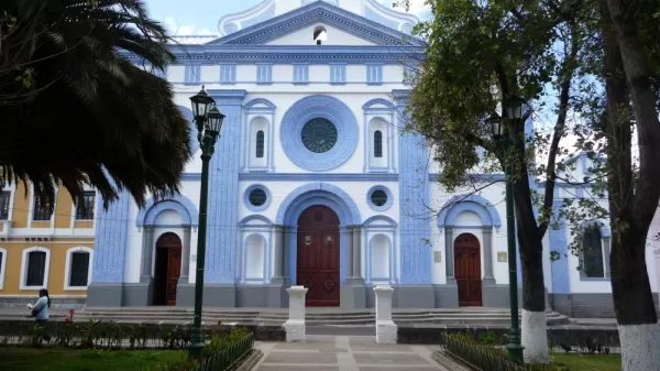 Beautiful Church - Otavalo trip