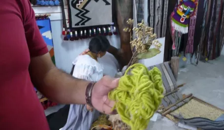 Famous woman weaver - Otavalo trip