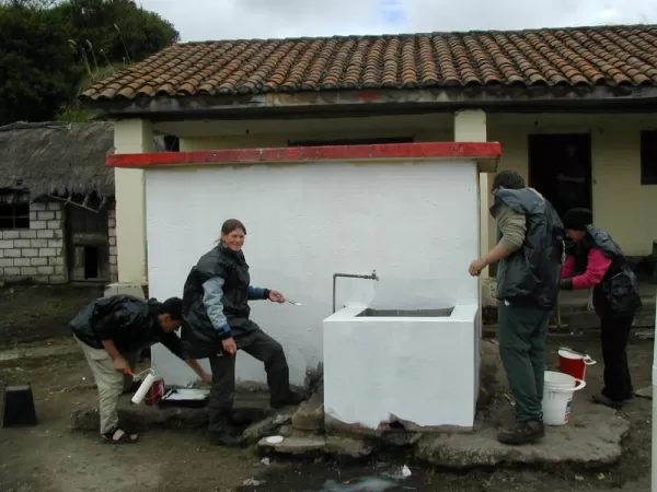 Service Projects near Cotopaxi Volcano during Ecuador trip