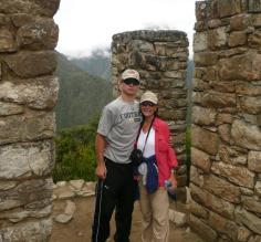 Zed and I at the Sun Gate