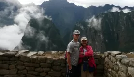 Zed and I at Machu Picchu