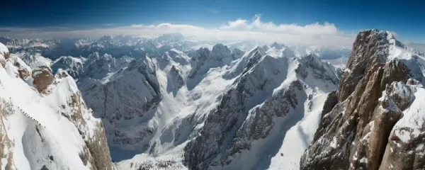 Val Ferret Mountain Range