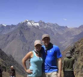 On top of Dead Woman's Pass, 14,000 feet