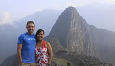 Us at Machu Picchu, proof that we made it!