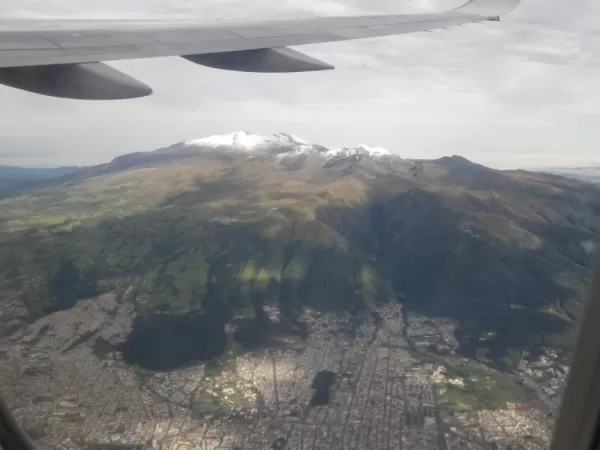 Quito, Ecuador- Photo taken from plane