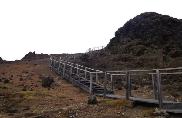 Bartolome- Early morning hike up stairs