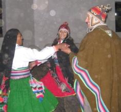 Dancing at the Lake Titicaca Party