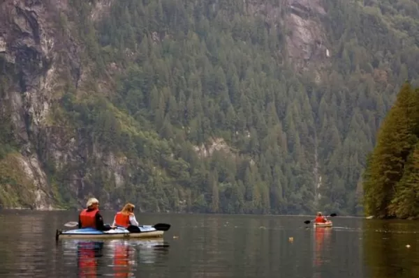 Wilderness kayaking in Alaska's Inside Passage