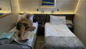 We had a standard cabin which was very comfortable and had plenty of space for my tall dad.