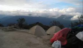 Camping above the clouds = pure bliss