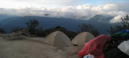 Camping above the clouds = pure bliss