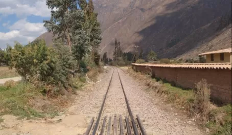 These tracks lead to Machu Picchu