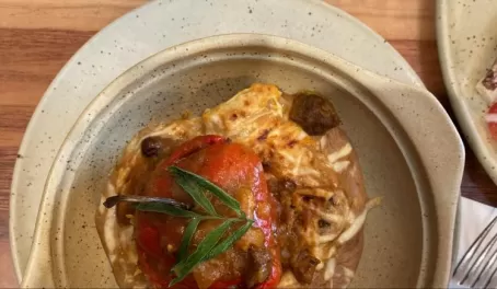 Rocoto relleno in Arequipa, Peru