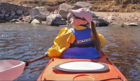 Ashley kayaking