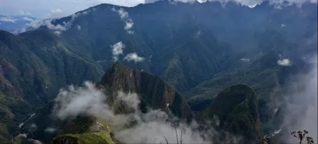 Huayna Picchu from above!