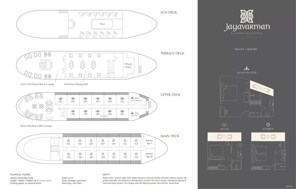 Jayavarman Deck Plan