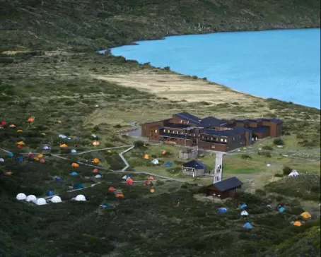 Camping and Refugio Paine Grande