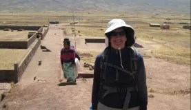 Tiwanaku Ruins in Bolivia